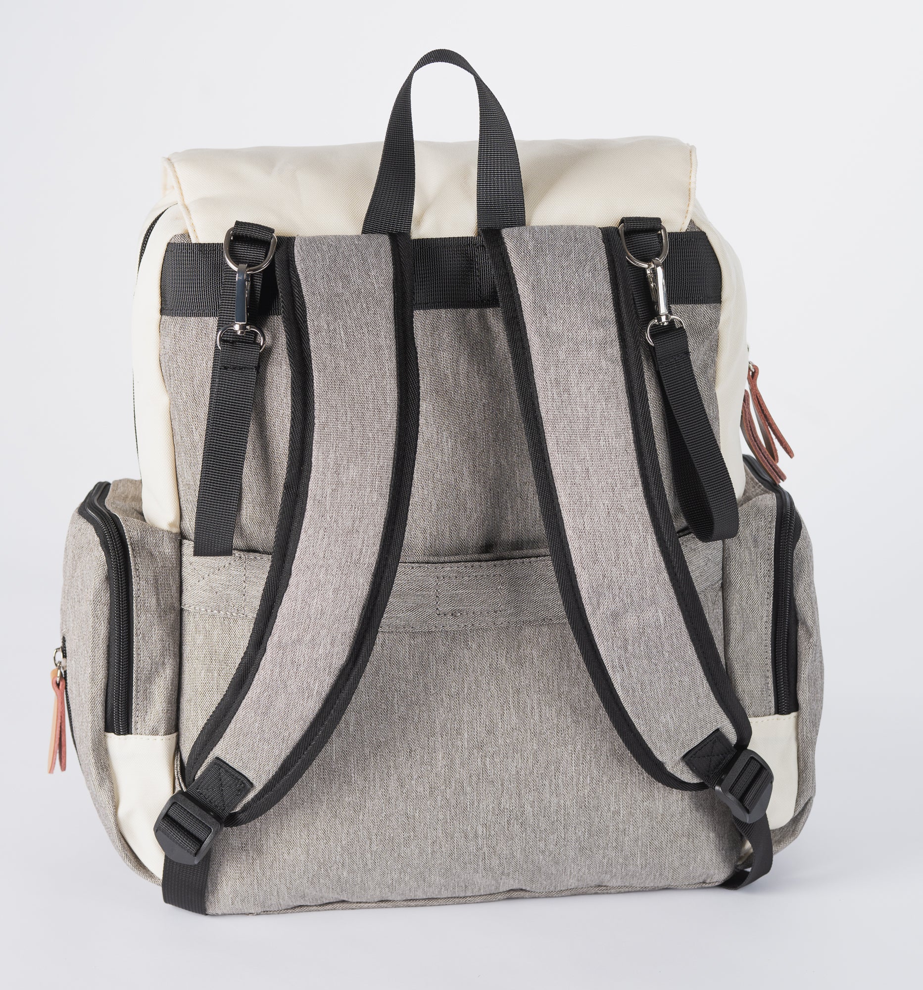 Alexander Diaper Bag Backpack – Multi-Compartment Baby Bag with Changing Pad, Stroller Hooks & Insulated Bottle Holders