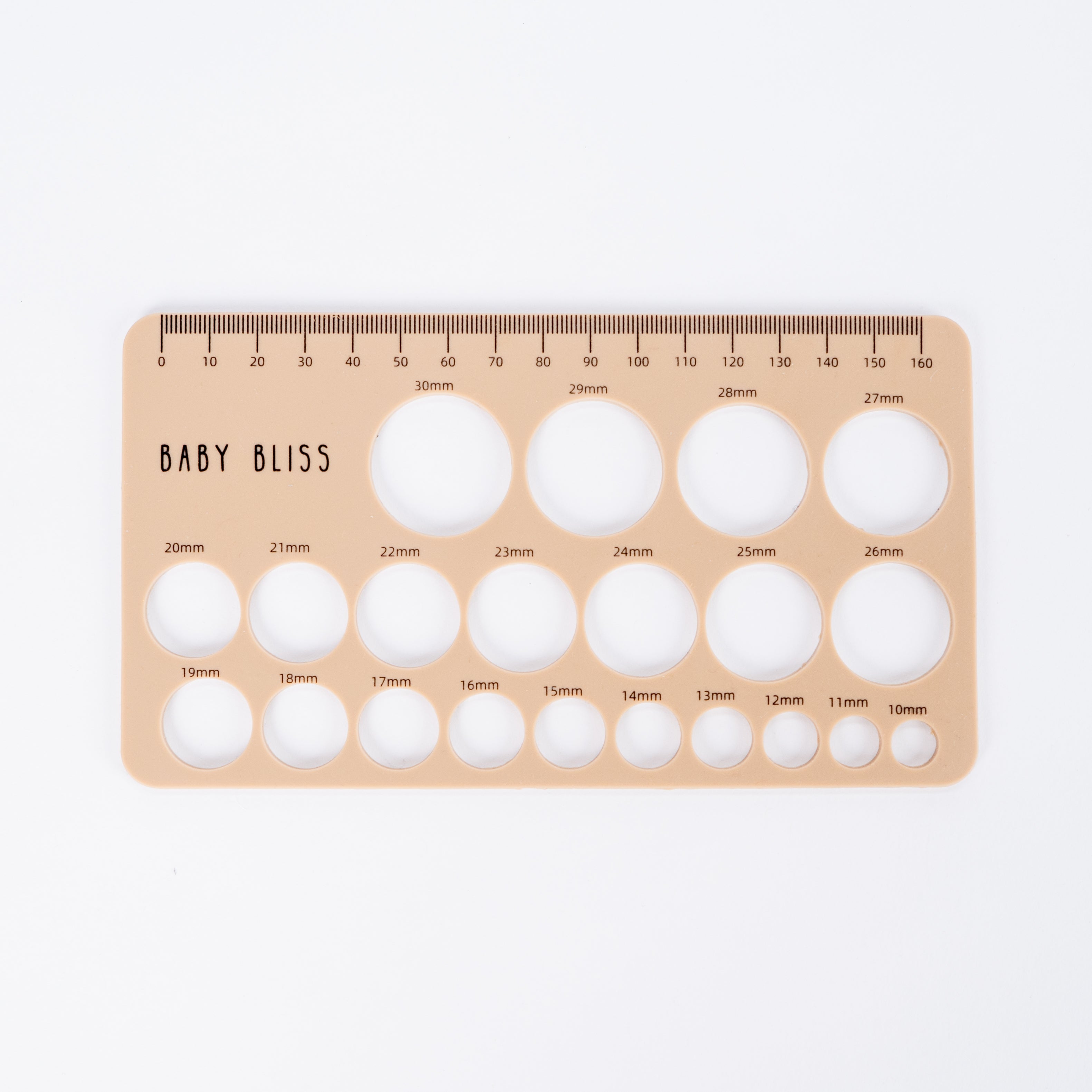 Breast Pump Flange Sizing Ruler – Flexible Silicone Nipple Measuring Tool