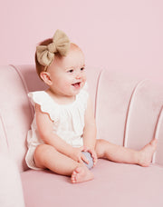 Nylon Hair Bows for Babies & Toddlers – Soft, Stretchy Headbands in Adorable Colors