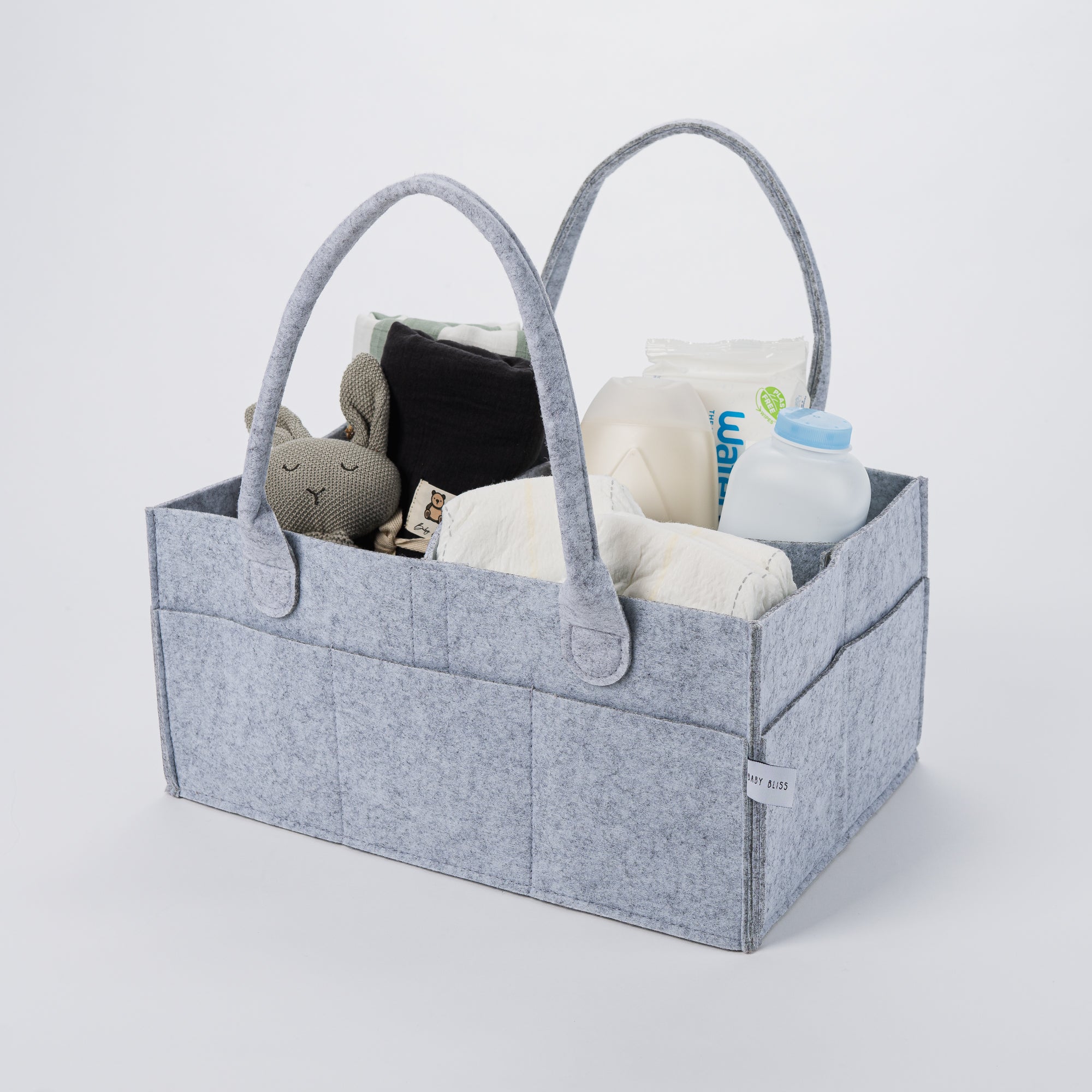 Felt discount nappy caddy