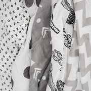 Organic Cotton Baby Muslin Blanket – 2-Layer Swaddle, Ultra Soft & Breathable, 47x47” for Newborns & Toddlers