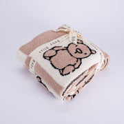 Cozy Dream Blanket – Ultra Soft Throw Blanket with Two-Tone Bloom Pattern