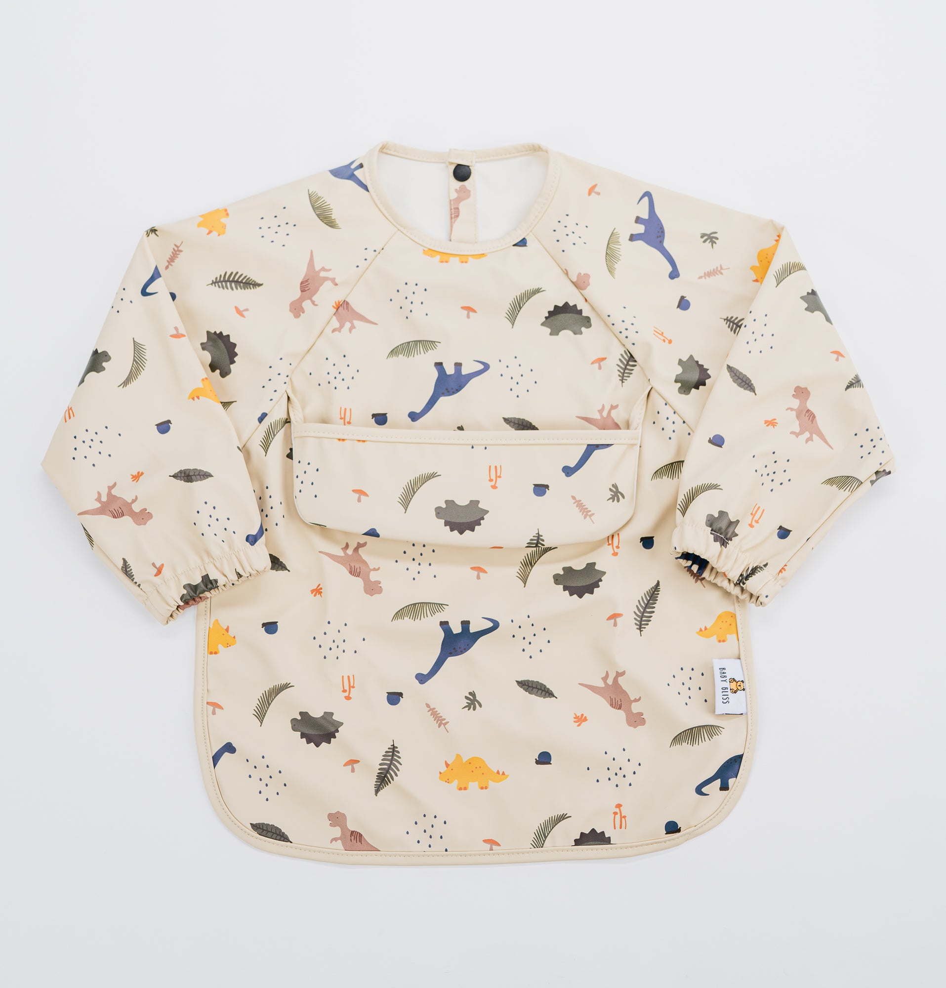 Waterproof Baby Feeding Apron – Long Sleeve Mess-Proof Bib for Boys & Girls