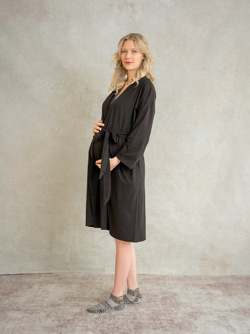 Cozy Dream Robe – Soft Cotton Modal Blend Loungewear for Everyday Comfort