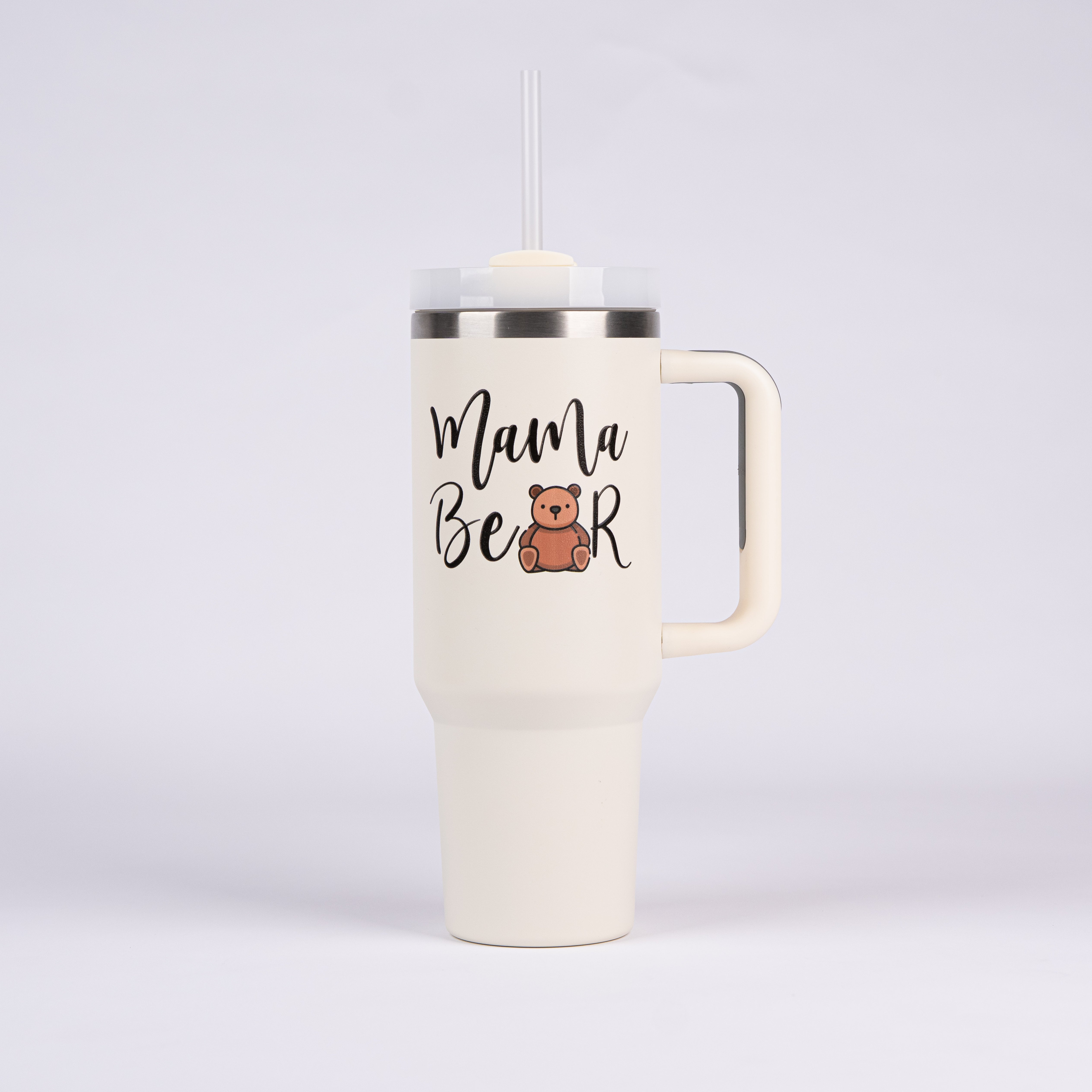 Hydrating 40oz Tumbler – Cup Holder Friendly with Wide Straw & Double-Wall Insulation