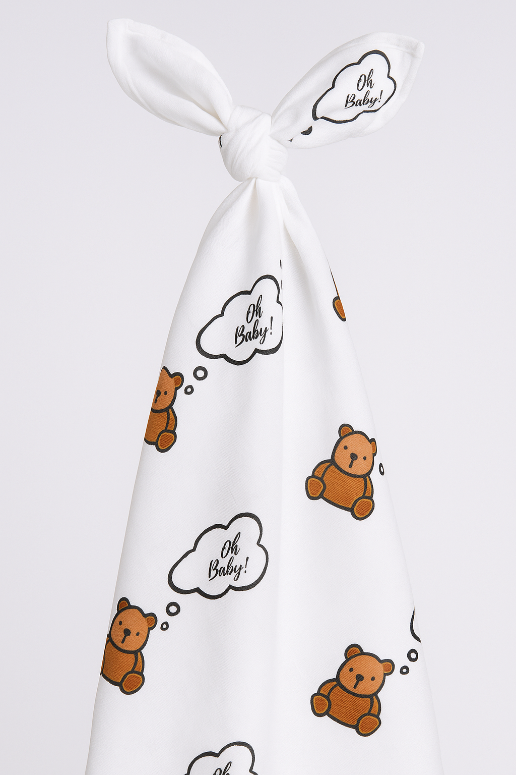 Oh Baby!  Muslin Swaddle Blanket – 3-Layer Soft & Breathable Baby Wrap for Newborns
