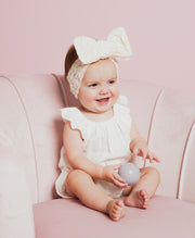 Handmade Baby Headbands Soft Daisy Lace