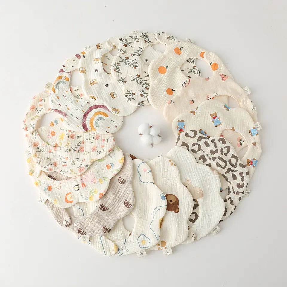Soft Organic Cotton Baby Bibs – Gentle, Absorbent & Durable for Everyday Use