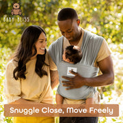 Baby Bliss Baby Wraps – Soft, Breathable & Ergonomic Baby Sling for your Baby